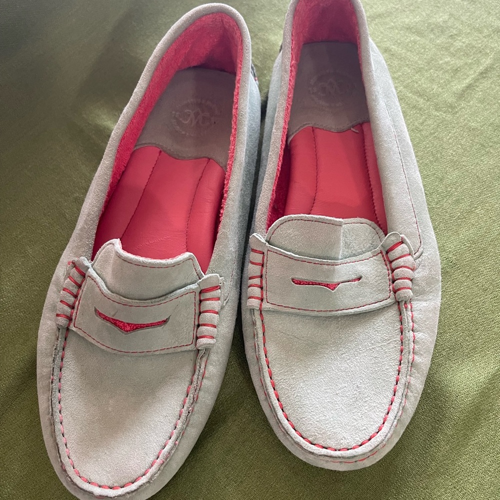 Johnston & Murphy seafoam loafers